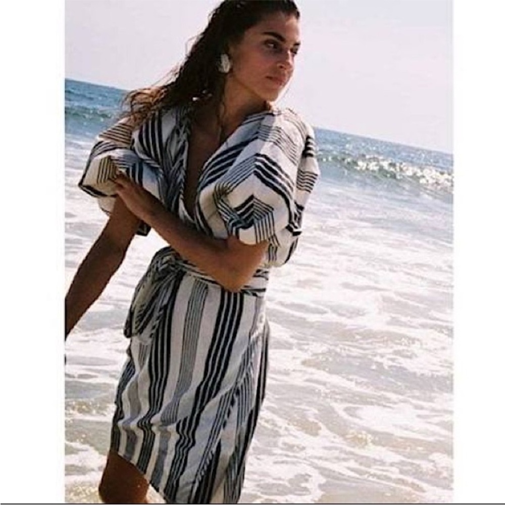 Mara Hoffman Coletta Dress Artemis Stripe XL